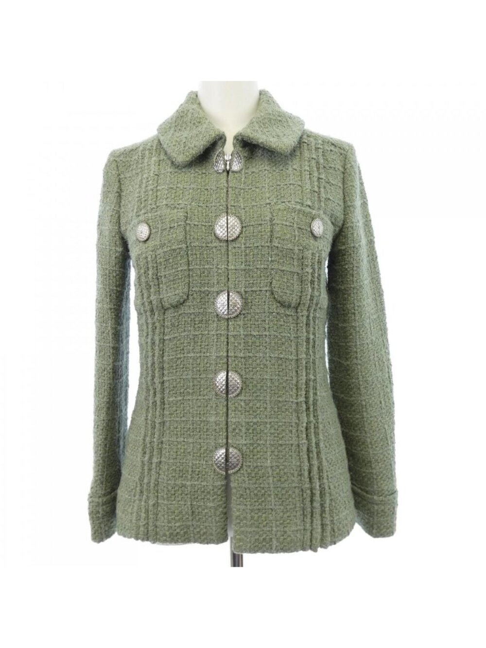 Chanel 17c Jacket Green